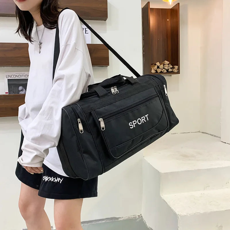 Travel Duffel Bag Carry on Luggage Bag Men Tote Large Capacity Weekender Gym Bags Sport Holdall Overnight Bag Pouches