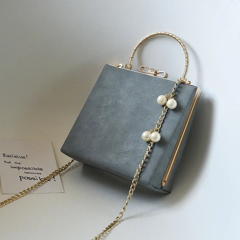 Luxury Angel Female Handbags Fashion Pearl Women Bag Cross Body Brand Leather Women Shoulder Bag Ladies Hand Bags Sac A Main