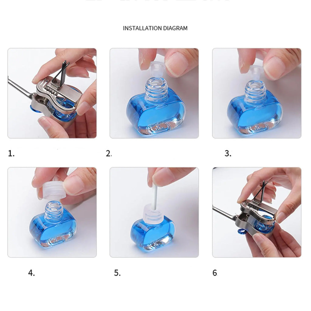 Car Aromatherapys Clip Guitar Shape Freshener Vent Mount Fragrances Diffuser Perfumes Scent Diffuser Dispenser Car Interior Deco