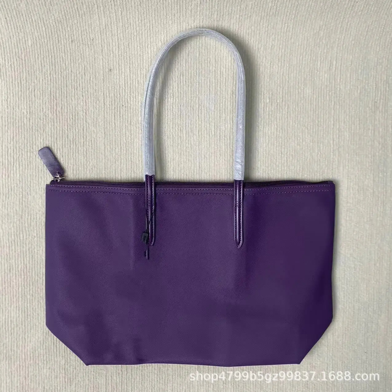 French Fashion Large Capacity Tote Bag Convenient Shoulder Bag Women Commuter Bag Pure Color Handbag Bucket Shape Daily Match