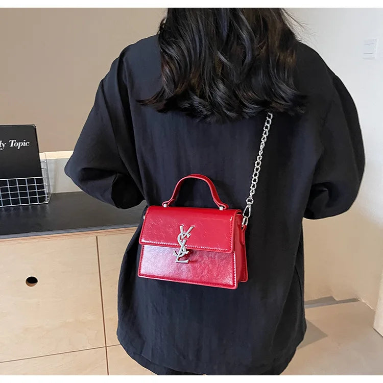 Designer style bag - 2025 hit product - Retro high-end evening bag Classic and versatile chain strap crossbody small square bag