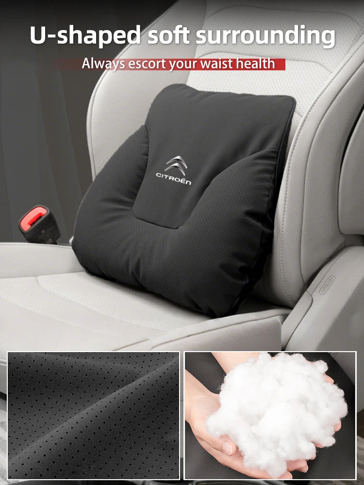 Car Accessories Headrest Lumbar Support Seat Neck Pillow For Citroen C4 C3 C5 C1 C2 Berlingo Celysee Cactus Picasso Aircross Sax