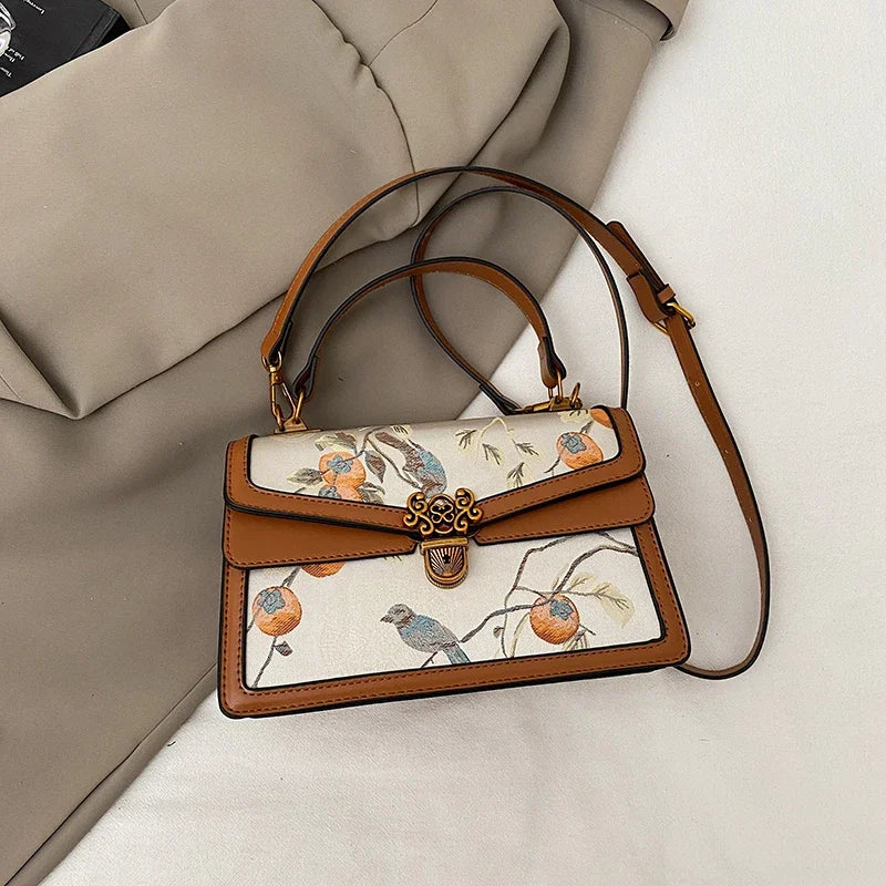 Luxury Handbags Famous Brand Women Bags Designer Lady Small Printing Crossbody Bags Pu Leather Women Shoulder Handbags