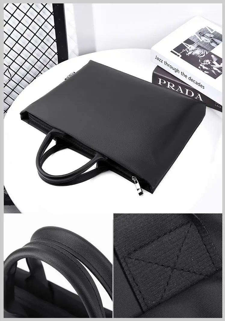 Business Men's Briefcase Business Document Information Kit Laptop Handbag Gift Advertising Computer Bag