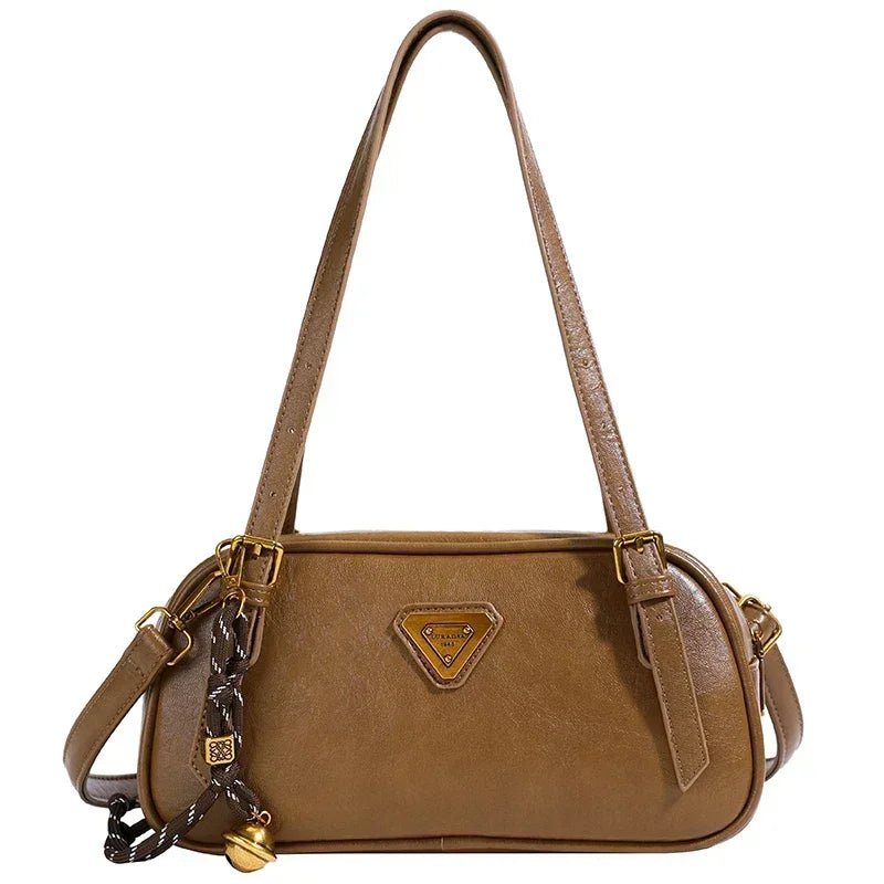 2025 Hot - Selling! Women's PU Leather Top - handle Bag - Fashionable Messenger Design, Vintage - Chic Tote for Ladies