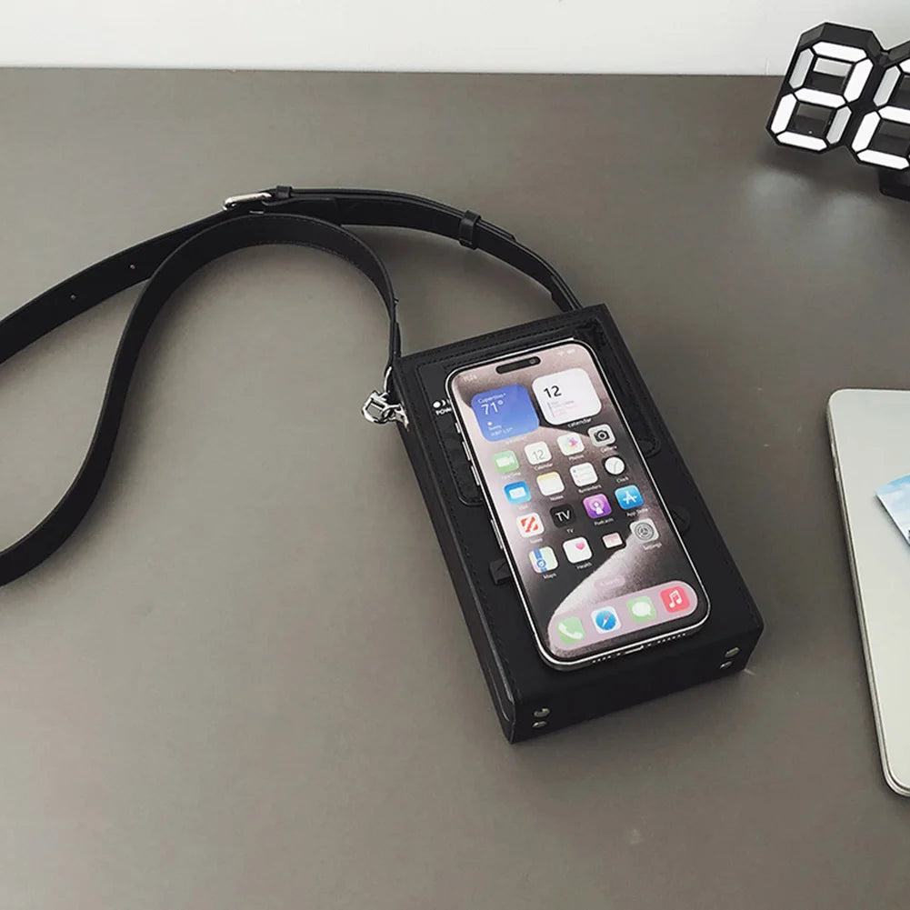 Messenger Bag for Women Game Console Shape Small Purse PU Leather Adjustable Strap Hobo Bag for Work Travel