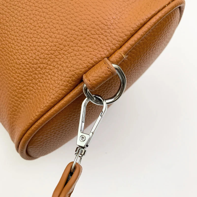 Korean Fashion Backbag Casual Travel Bag Classic Flower Backpack 2024 Pu Leather Women Bags Foreign Trade Bag Women'S Backpack