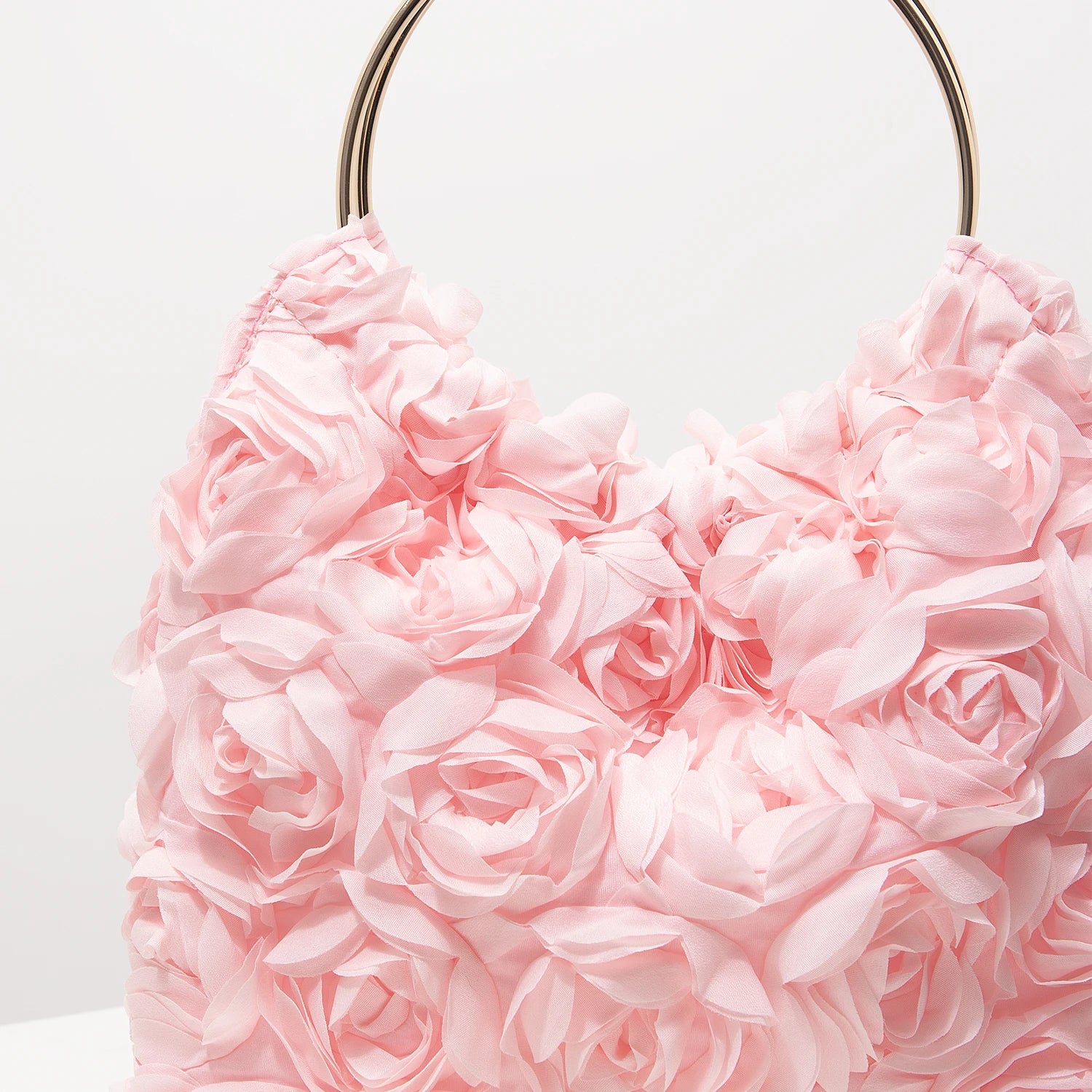 Luxury Rose Flower Tote Bags for Ladies， Prom Dresses for Women， Bag for Women Elegant， Wedding Items， Party Bag（Random Pattern）