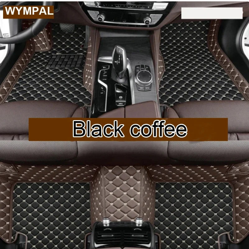 Custom Car Floor Mat for Audi A6 C7 Sedan sportback Allroad Avant 2007 2008 2009 2010 2012 2013 2014 2015 2016 2017 2018 styling