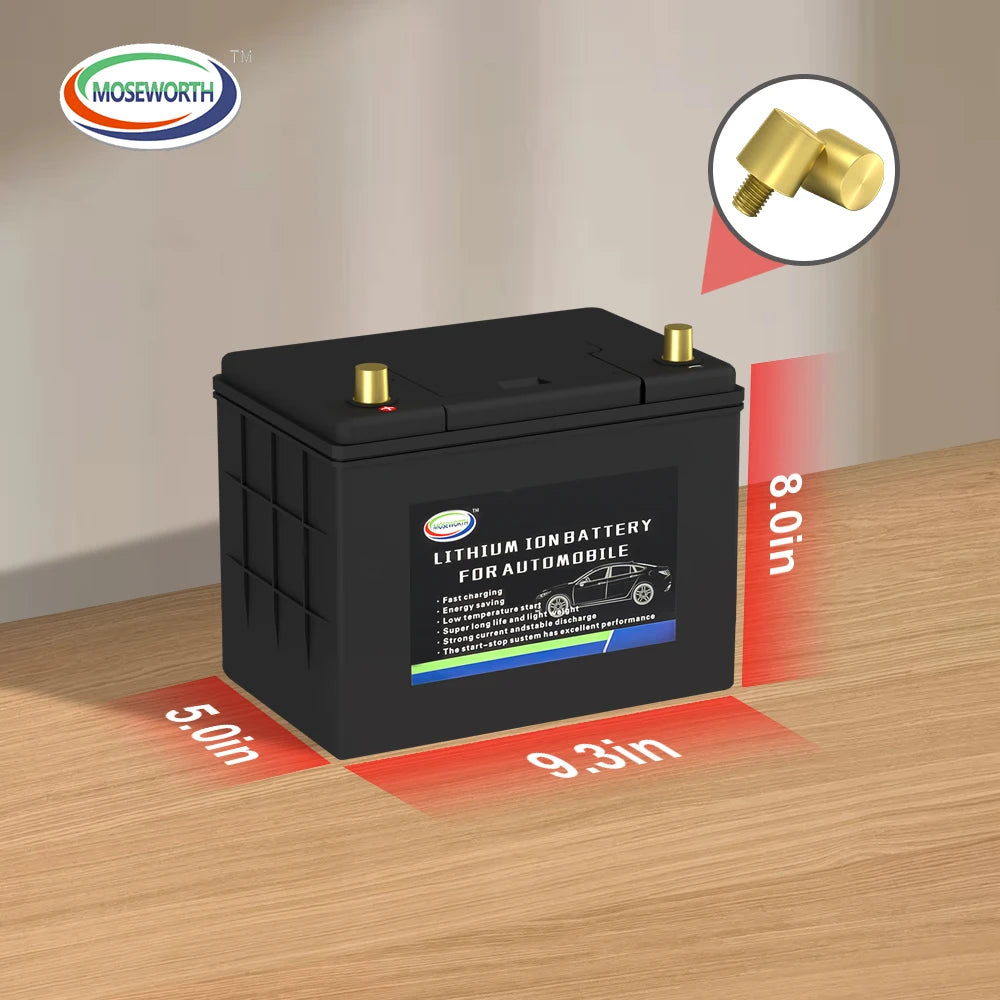 Car LiFePO4 Starting Battery 12.8V 256Wh CCA720A With Jump Starter Protection 100A Automobile Car Lithium Battery For Cars,Truck