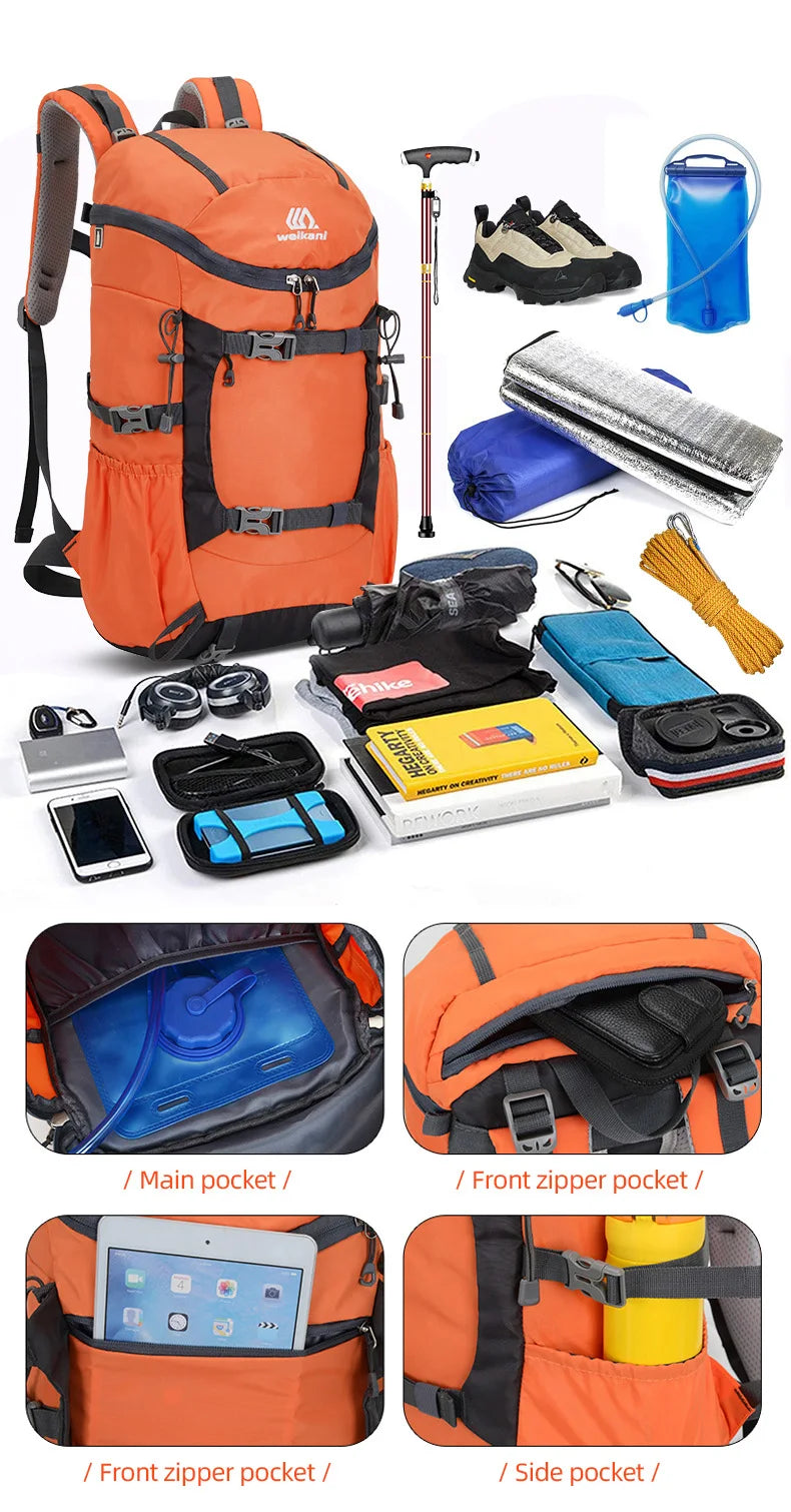 Hydration Backpack for Hiking Running Cycling Biking Oudoor Sports Travel Bag Men Women Camping Climbing Mountaineering Backpack