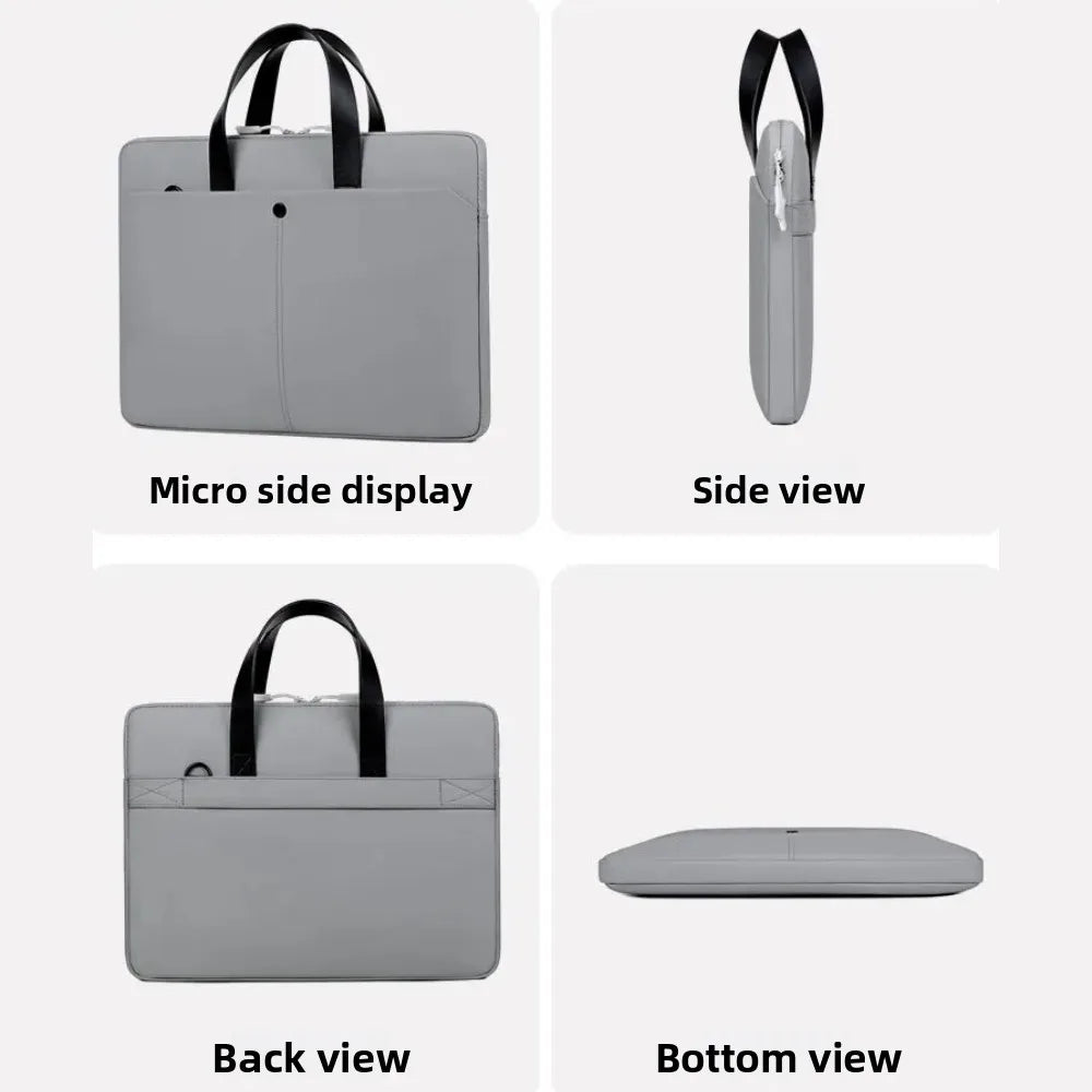 Commuting Laptop Bag, 14 Inch And 15 Inch Waterproof Crossbody Bag, Hand-held Briefcase, File Bag, Conference Materials Bag