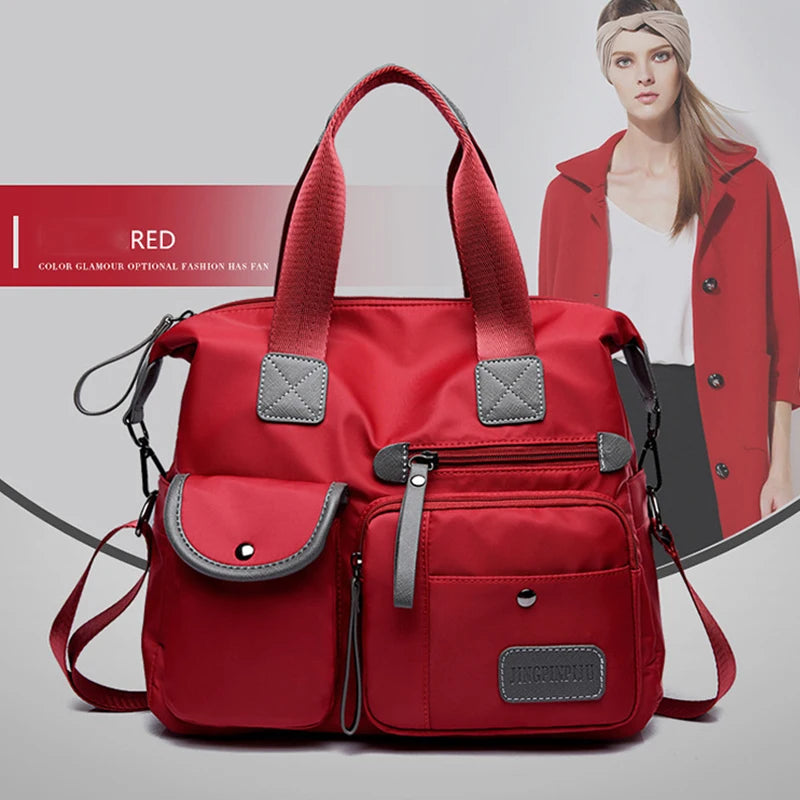 New Ladies Tote Bag Fashion Nylon Waterproof Casual Shoulder Bag Mummy Bag Large Capacity Messenger Bags