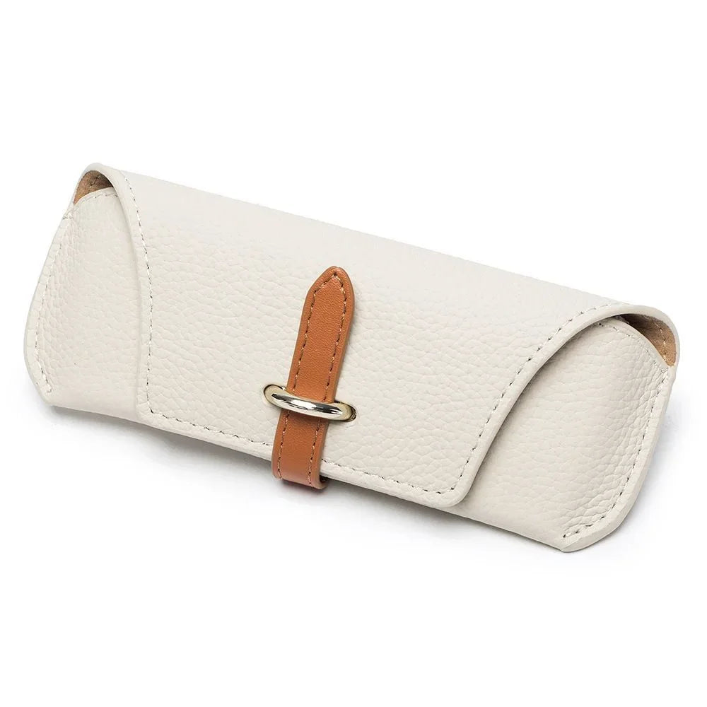 Luxury Pu Leather Glasses Bag Woman Portable Eyeglasses Protect Case Unisex Fashion Travel Sunglasses Case Eyewear Accessories