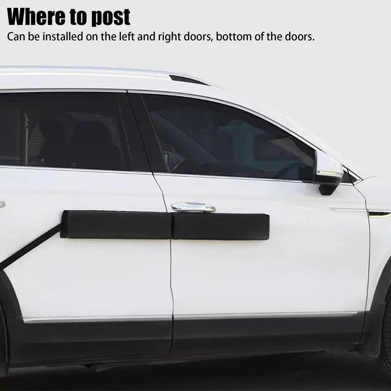 Door Edge Guard Anti-Scratch Folding Magnetic Car Door Guard Automotive Exterior Accessories For Entry Vehicles Automobile