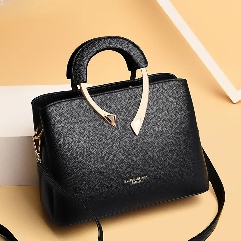 Luxury 3 Layers Handbag Women Bags Designer Vintage Ladies Shoulder Crossbody Bags 2025 Bolsa Feminina Messenger Casual Tote Sac
