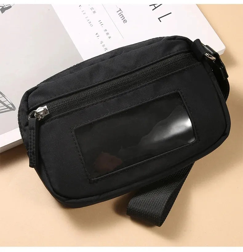 New Multi-Functional Waist Bag with Wrist Strap Handheld Diagonal Crossbody Outdoor Sports Polyester Waterproof Chest Bag