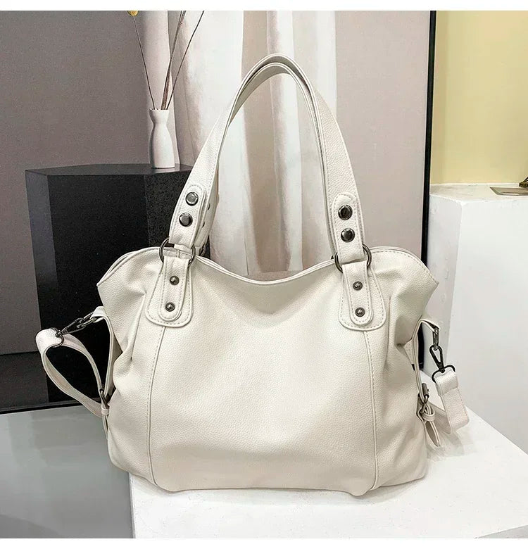 Female Hobo Handbag Large Capacity Shoulder Bags Big Stylsih Tote Bag Ladies Soft Leather Hobos Messenger Bags Women Shopper Bag
