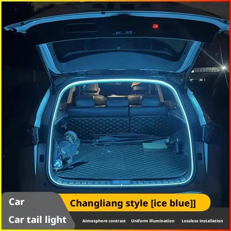 Car Trunk LED Light Strip - High-brightness, Auto-sensor & No Wiring, Ambient Decorative Light for Interior Modification