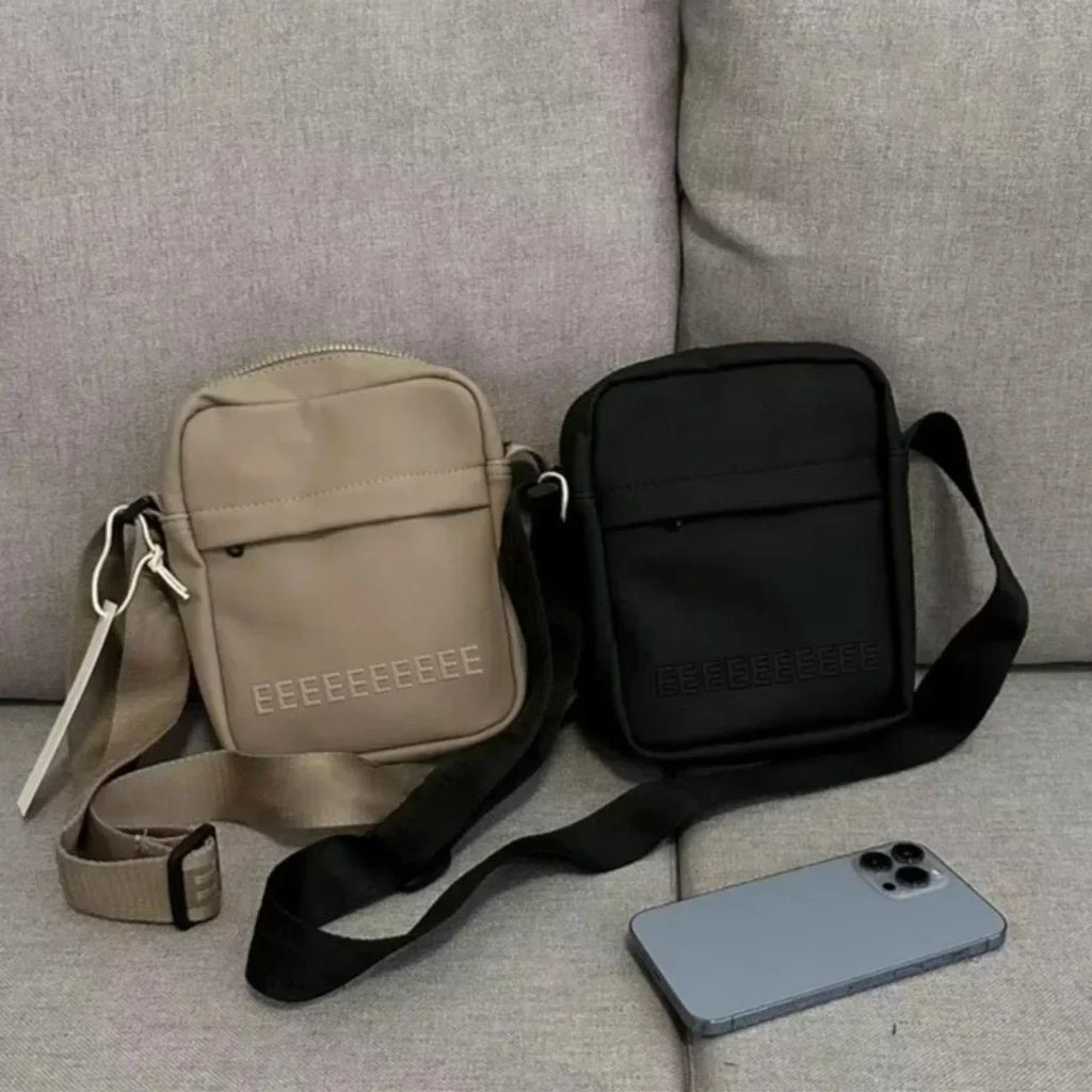 Luxury Design 3D Letters Crossbody Messenger Small Bag Unisex Belt Bag Versatile Travel Waterproof Purse Zipper Shoulder Bag