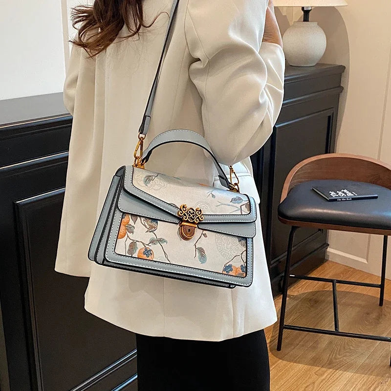 Luxury Handbags Famous Brand Women Bags Designer Lady Small Printing Crossbody Bags Pu Leather Women Shoulder Handbags