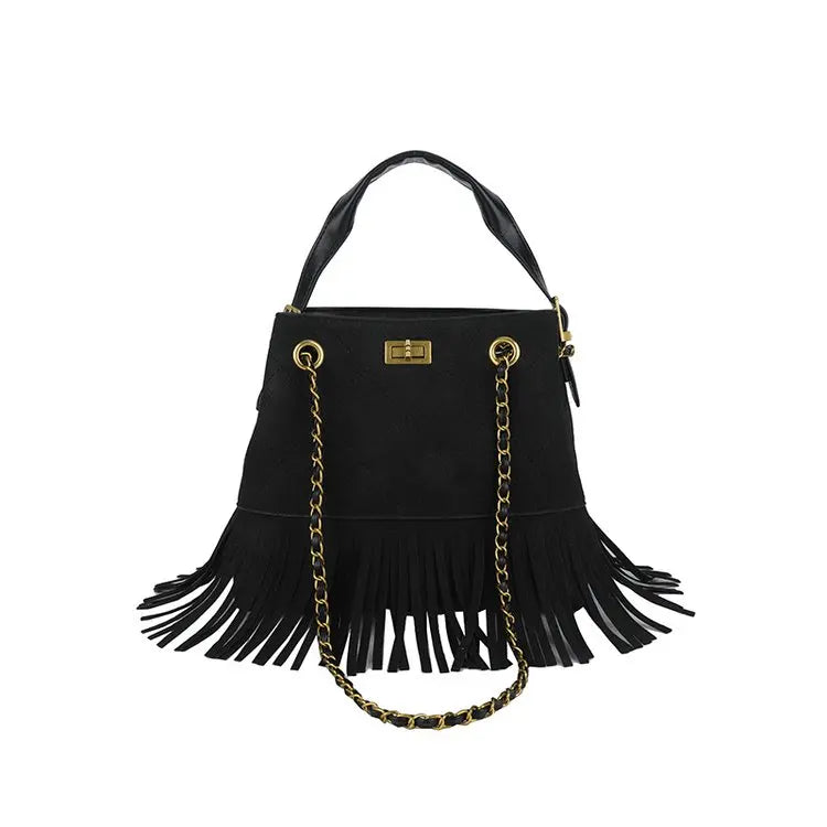 High-End Women's Shoulder Bag Made Of Premium Leather With Trendy Design And Paris Vintage Style