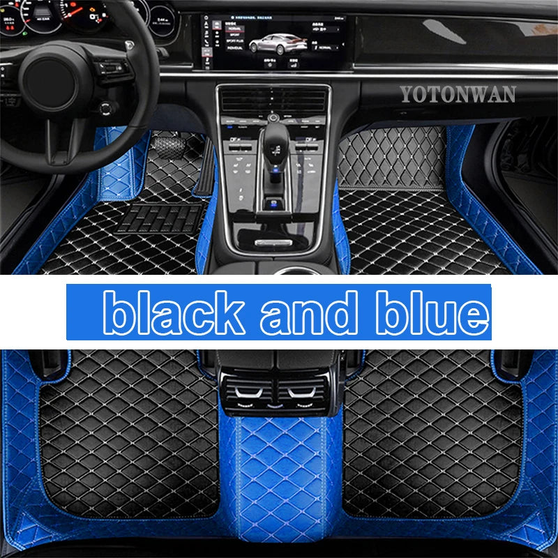 Car Floor Mats For Ford Fiesta Mk6 Mark VI Mk7 WS WT WZ 2009~2016 Anti-dirt Pads Car Carpet Non-slip Auto Rug Car Accessories