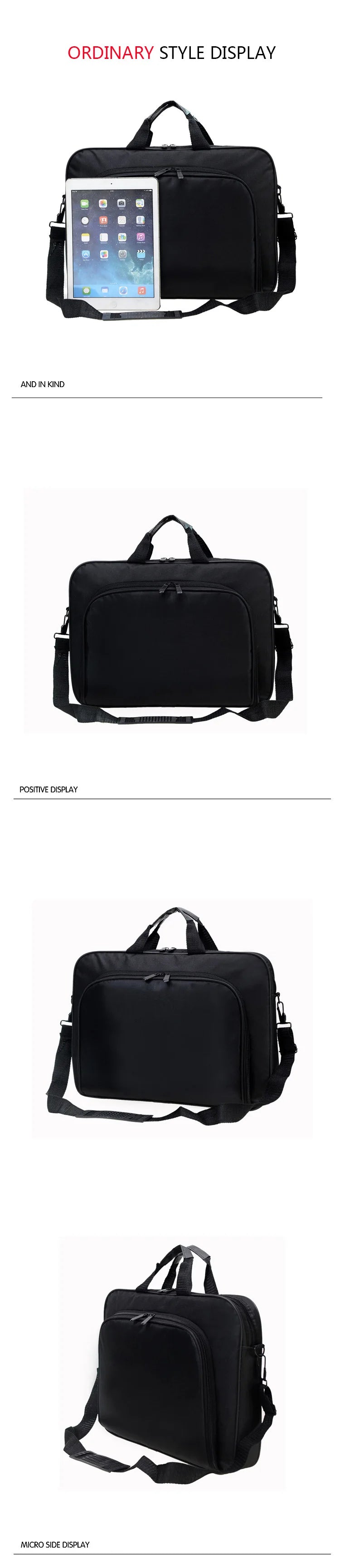 15.6/17inch Business Office Laptop Bag Large Capacity Handheld Shoulder Crossbody Bag for Men Executive Briefcase Hot Sale