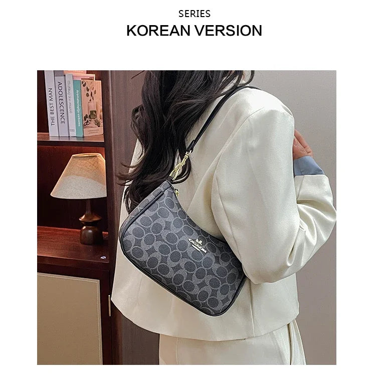 Luxury Statement Piece Women Handbag Elegant Leather Tote High End Crossbody Bag Vintage Shoulder Designer