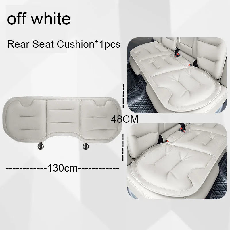 Leather Car Seat Covers Four Season Universal Breathable Ventilated Seat Covers Car Backrest Cushion Automotive Interior Supplie