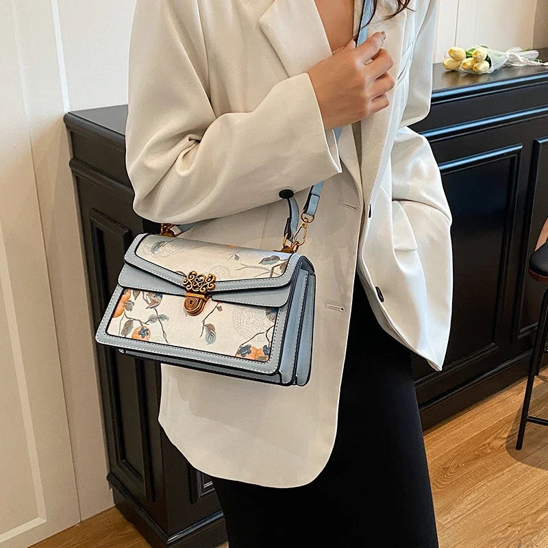 Luxury Handbags Famous Brand Women Bags Designer Lady Small Printing Crossbody Bags Pu Leather Women Shoulder Handbags