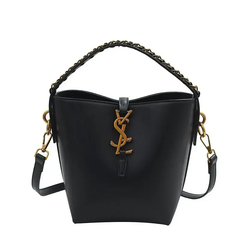 2025 Summer New! Light - Luxury Women's Bucket Bag - High - End Niche Design, Stylish Shoulder Messenger for All Occasions