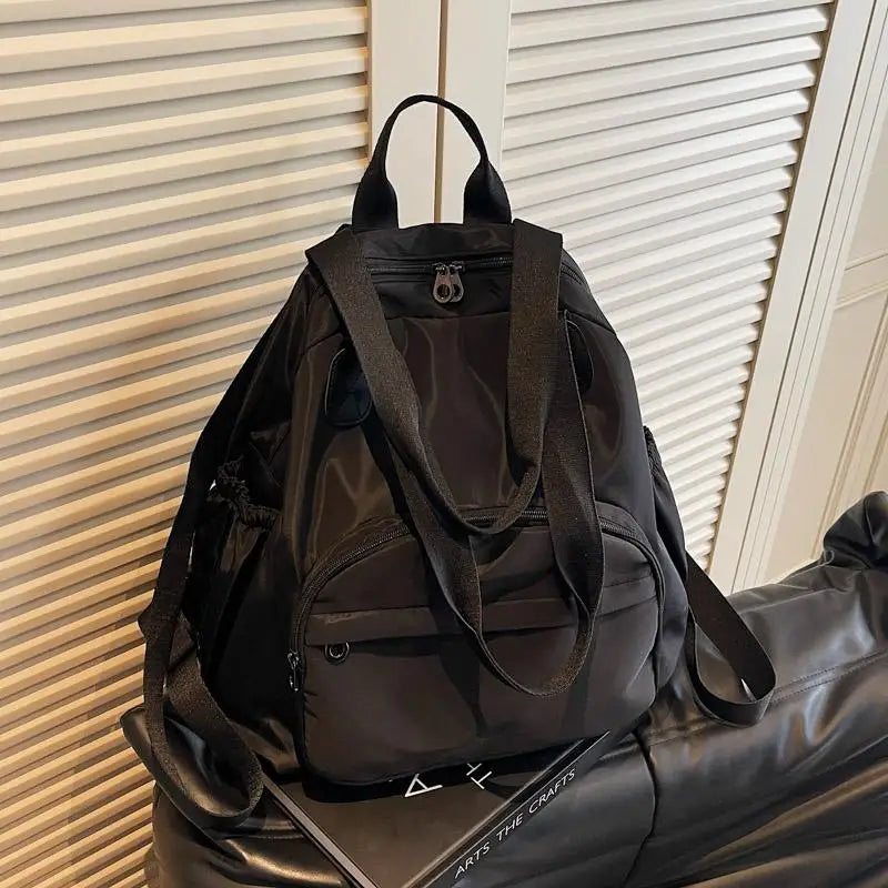 2025 New Leisure Trendy Light Luxury Handbag oulder Bag Korean Japanese Sle Multi-Use Lazy Wind Dual-Purpose Bapa