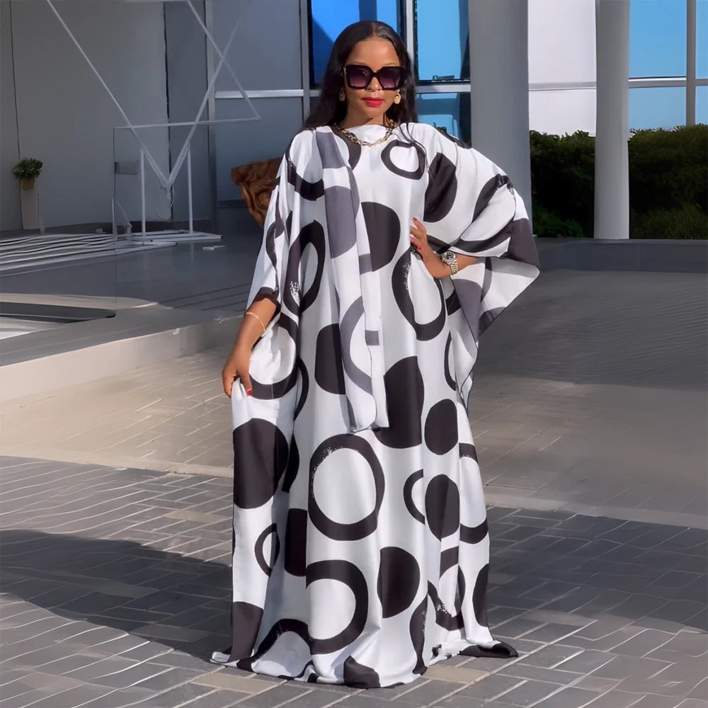 Abayas For Women Dubai Luxury 2025 Chiffon Boubou Muslim Fashion Caftan Marocain Wedding Evening Party Dresses African Clothes