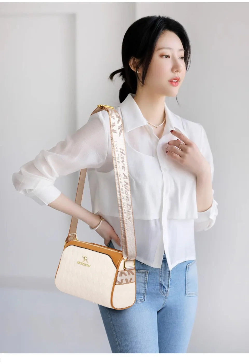 Luxury Handbags Women Bags Designer Crossbody Bags for Women Mother Soft Pu Leather Shoulder Purses Handbag Clutch 3 Layers Sac