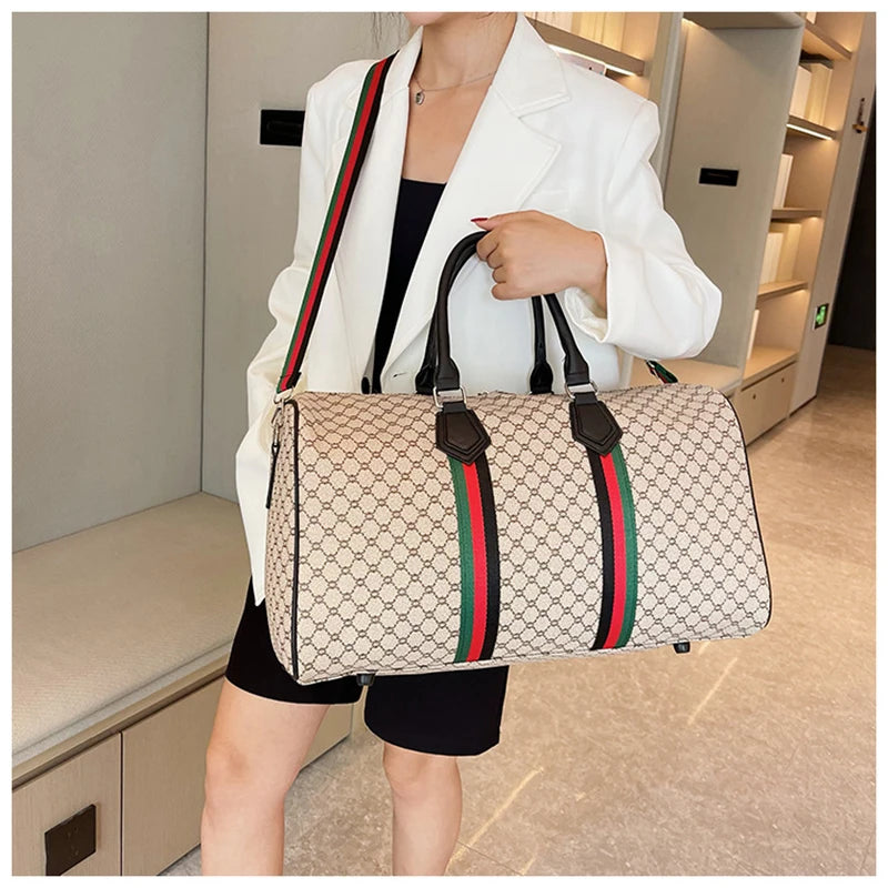 Luxury Travel Women's Bag Duffle Totes Gym Sports Fitness Business Large Capacity Casual Luggage Handbag Outdoor Weekend Bag