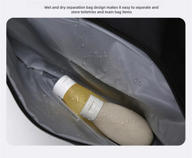 Sports Gym Bag for Women Travel Duffle Bag with Shoe Compartment & Wet Pocket Fitness Weekender Overnight Luggage Yoga Bag