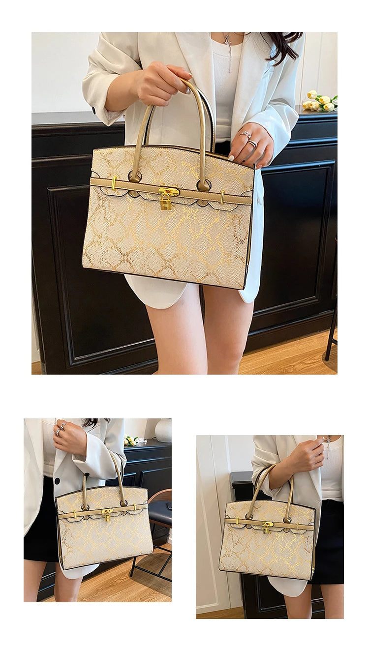 Vintage Opulent Heritage Women Shoulder Bag Luxury Leather Crossbody Bag High End Tote