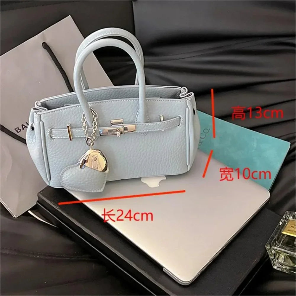 2025 new platinum bag women's versatile commuter high-end handbag messenger bag high value foreign shoulder bag