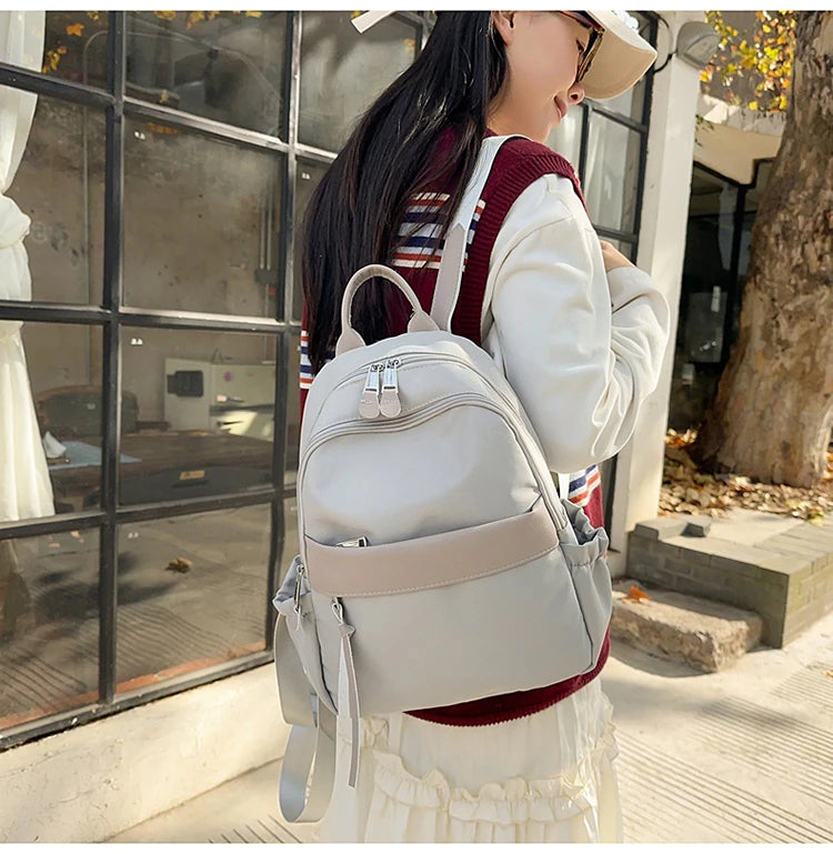 Luxury Brand Lady Fashion Backpacks High Quality Large Capacity Shoulder bags Waterproof Multi Functional Women's Handbags