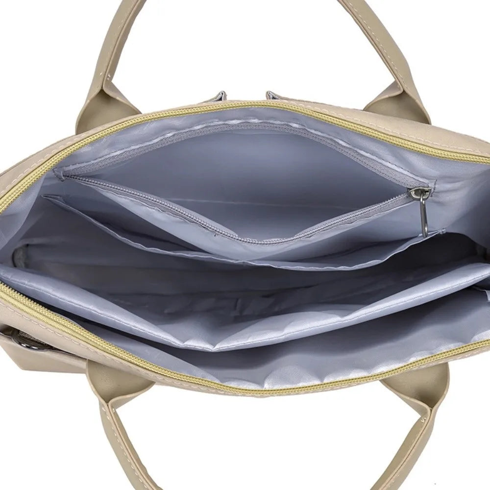 Simple 15.6inch Portable Laptop Bags Shoulder Strap with Handle Laptop Handbag Lightweight Waterproof Notebook Sleeve Bag Travel