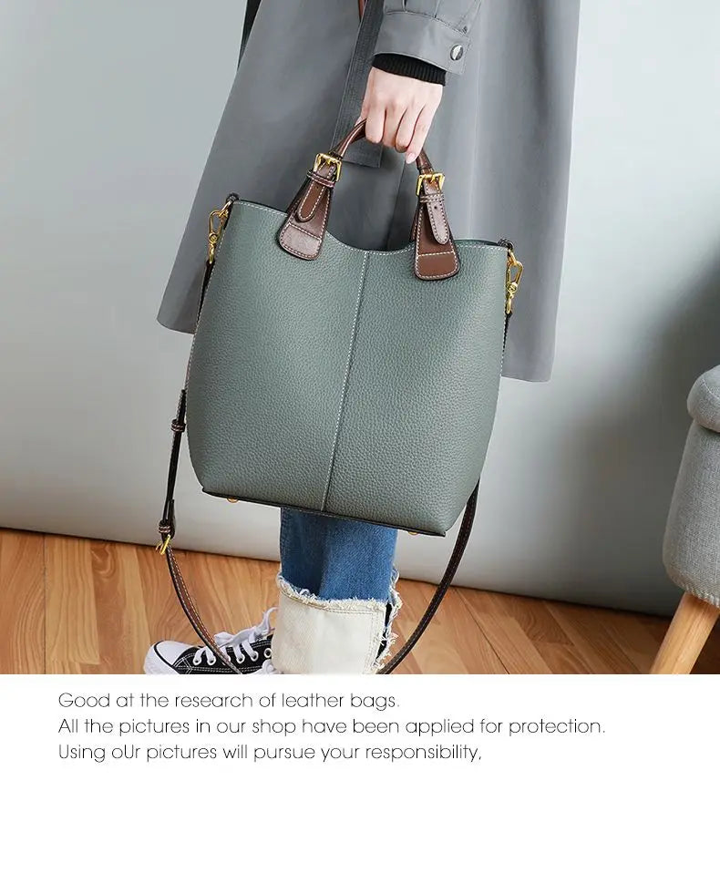 Health Handbag Women  New Basket Bucket Bag Senior Sense Women's Bag Middle-aged Women Crossbody Bag Simple Fashion