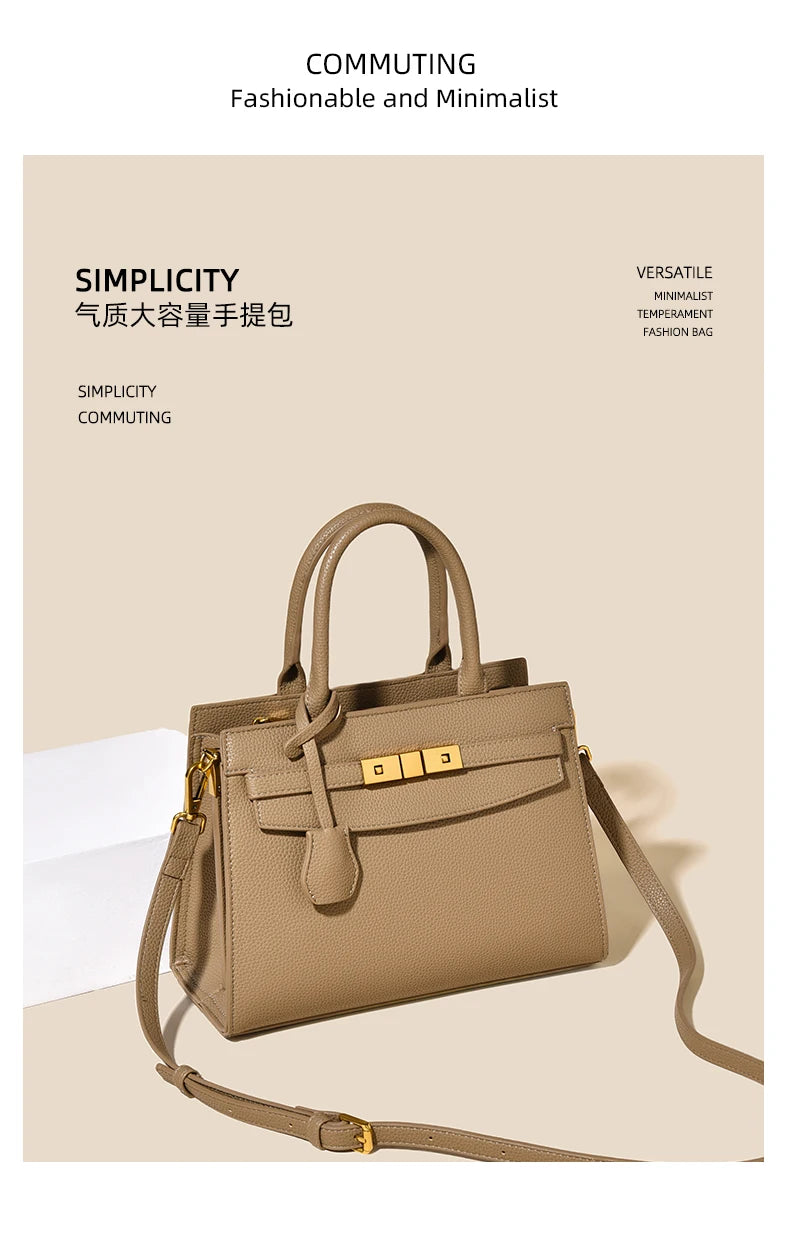 Classic Elegant Ladies Shoulder Bag From Luxury Brand In Premium Leather Famous Designer Popular Messenger