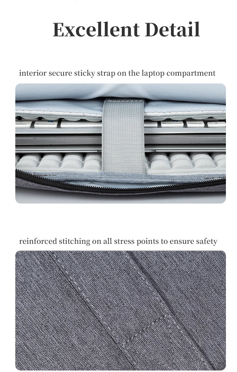 Laptop Bag 15.6 Inch Messenger Shoulder Handbag for Men Business School Travel Work Briefcase for MacBook Lenovo Acer Asus Dell