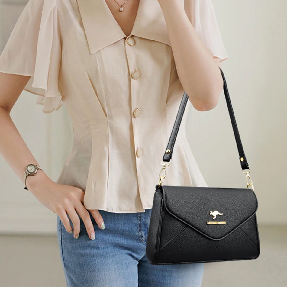 Luxury Designer Ladies Handbags High Quality Leather Shoulder Bags for Women 2024 Female Crossbody Bag Purses and Handbags Sac