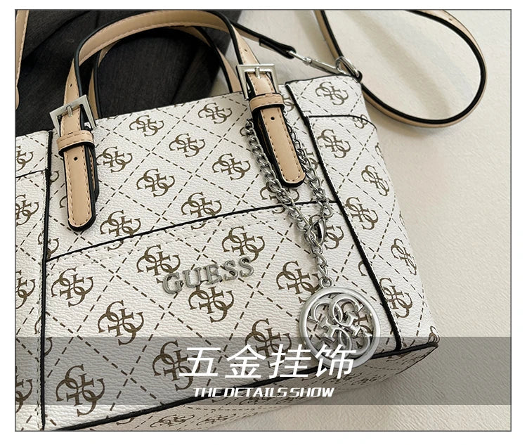 Chic Leather Crossbody Bag For Women Luxury Brand Shoulder Handbag Ladies Purse With Engraved Buckle