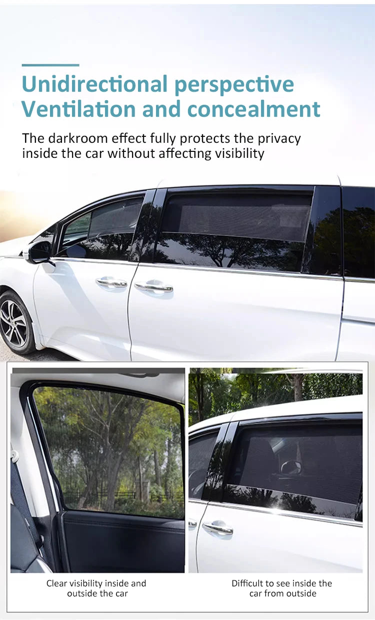 Magnetic Sunshade for Honda e:NS1 e:NP1 e:Ny1 2022~2024 Windshield Anti-UV Mat Frame Curtain Window Skylight Cover Accessories