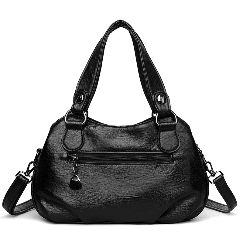 Luxury Handbags 3 Layers Large Capacity High Quality Designer Handbags Soft Leather Ladies Shoulder Crossbody Bag for Women Sac