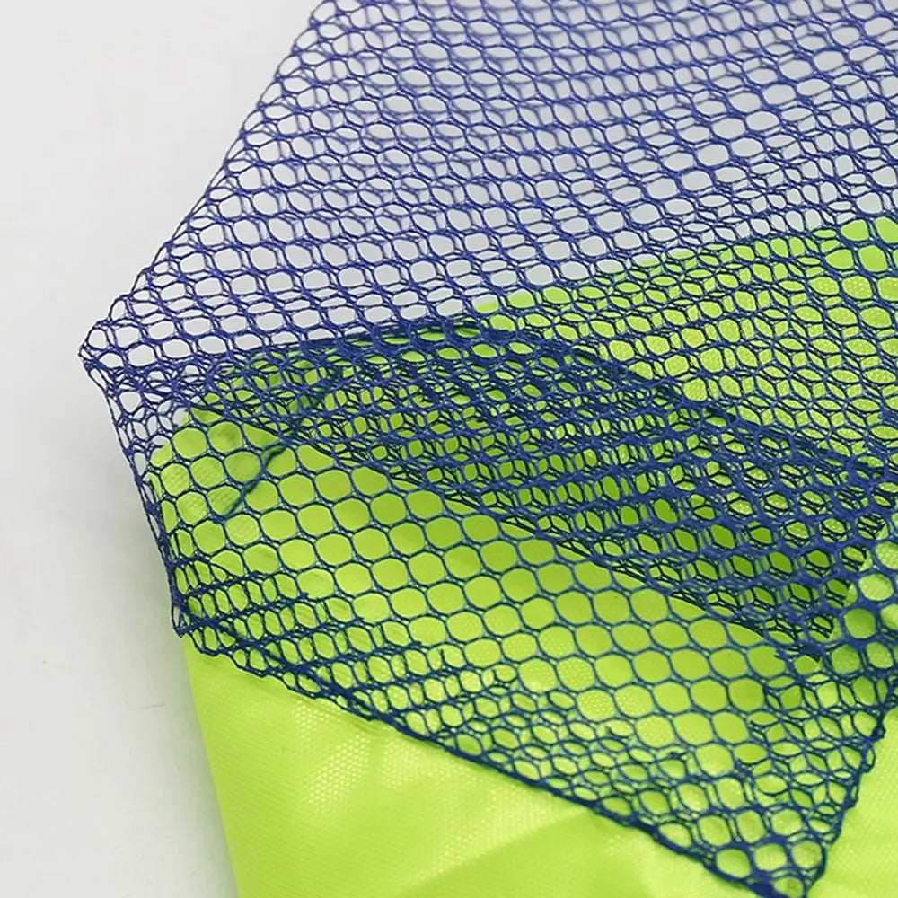 Waterproof Bags Large Capacity Beach Bag Foldable Portable Mesh Storage Bag Breathable Adjustable Clasp Swimming Backpack Travel