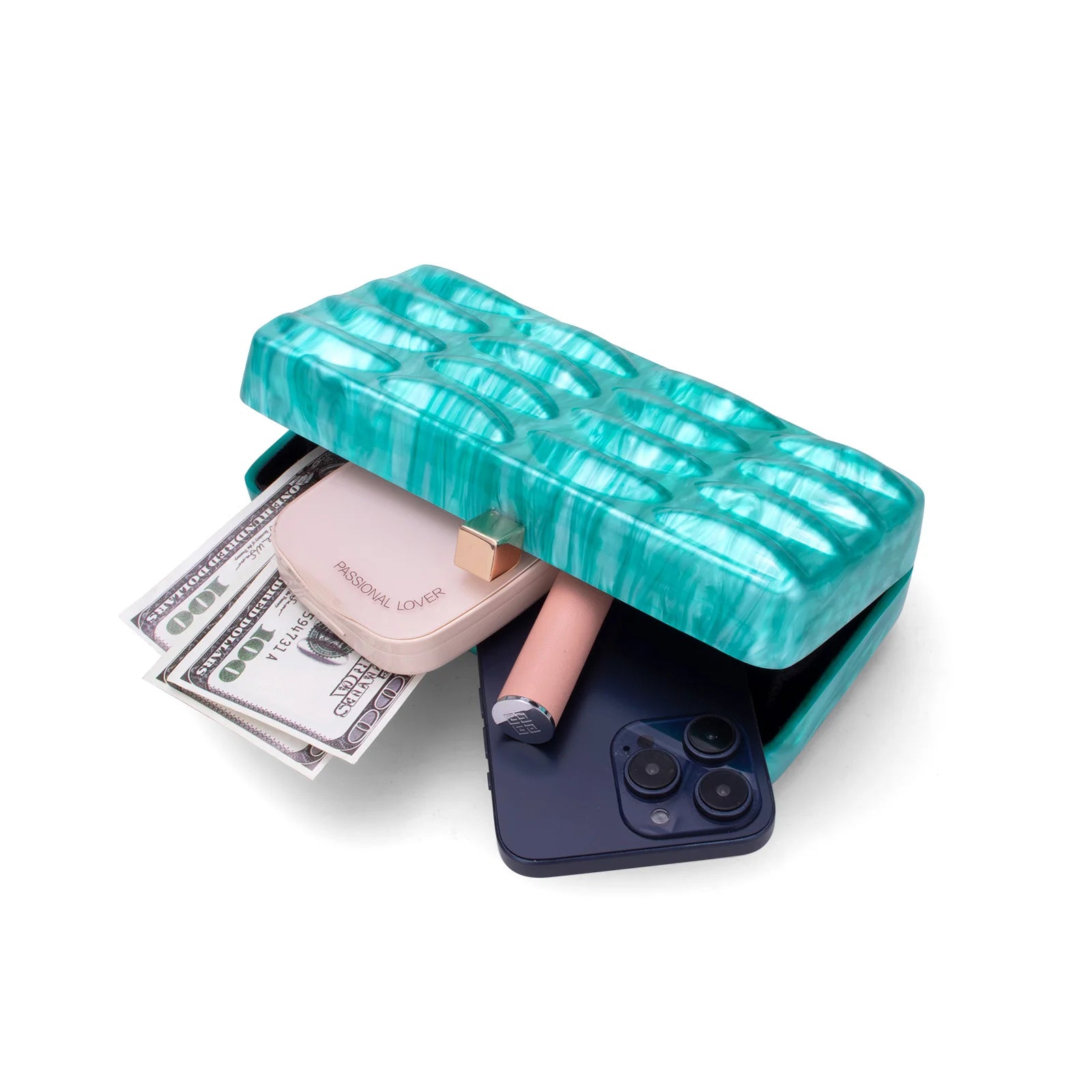 Luxury Evening Bag For Women Elegant Acrylic Hard Surface Ladies Clutch 5 Color Hangbag Party Wedding Shoulder Bags 2024 Fashion